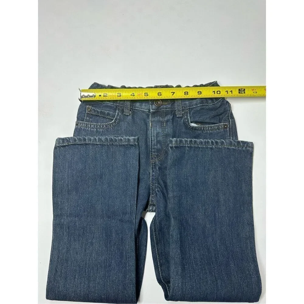 NWT The Children's Place Bootcut Jeans Boys Size 5T Dark Blue Adjustable Waist
